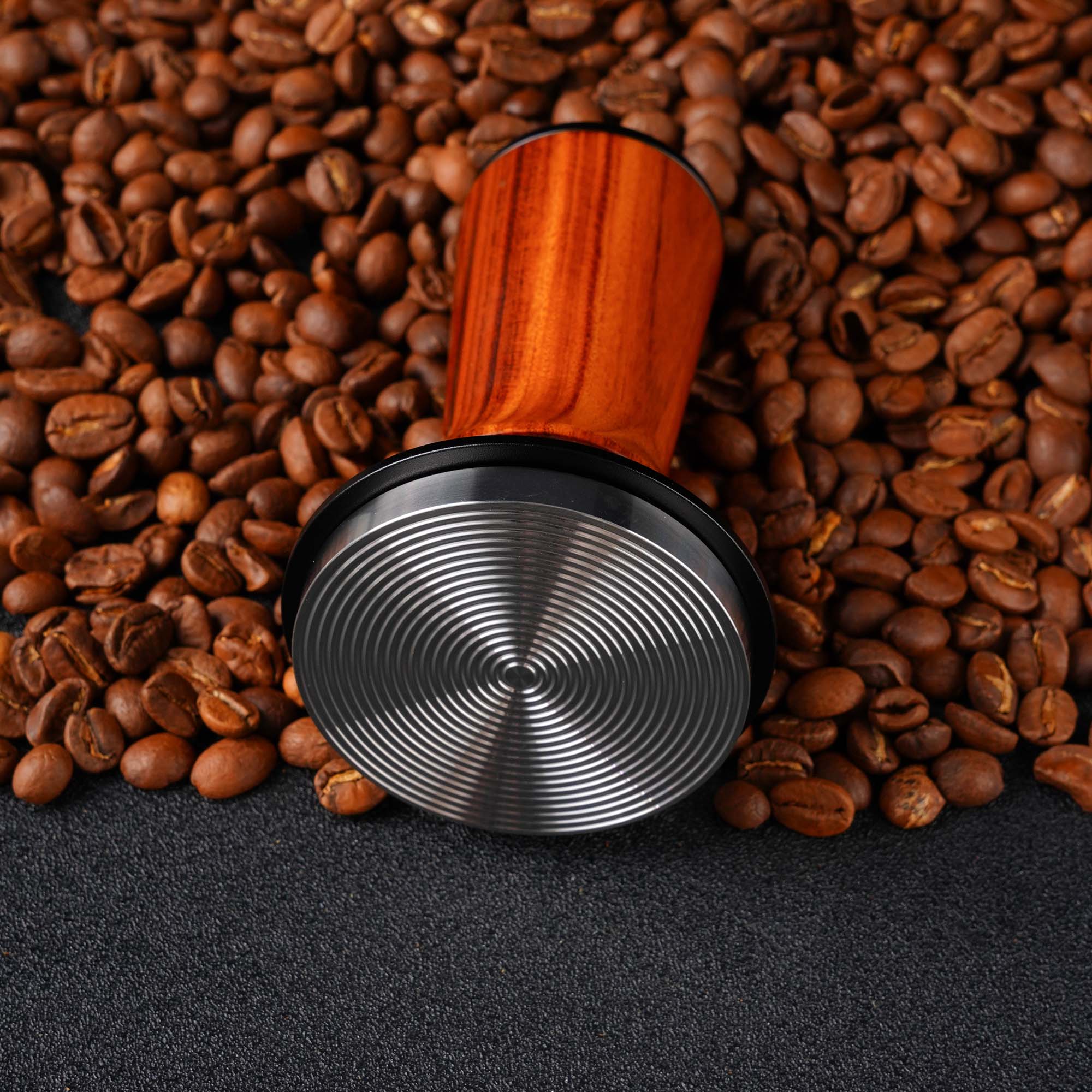 Lastaforest - Spring Loaded Tamper with Wood Handle - Lastaforest