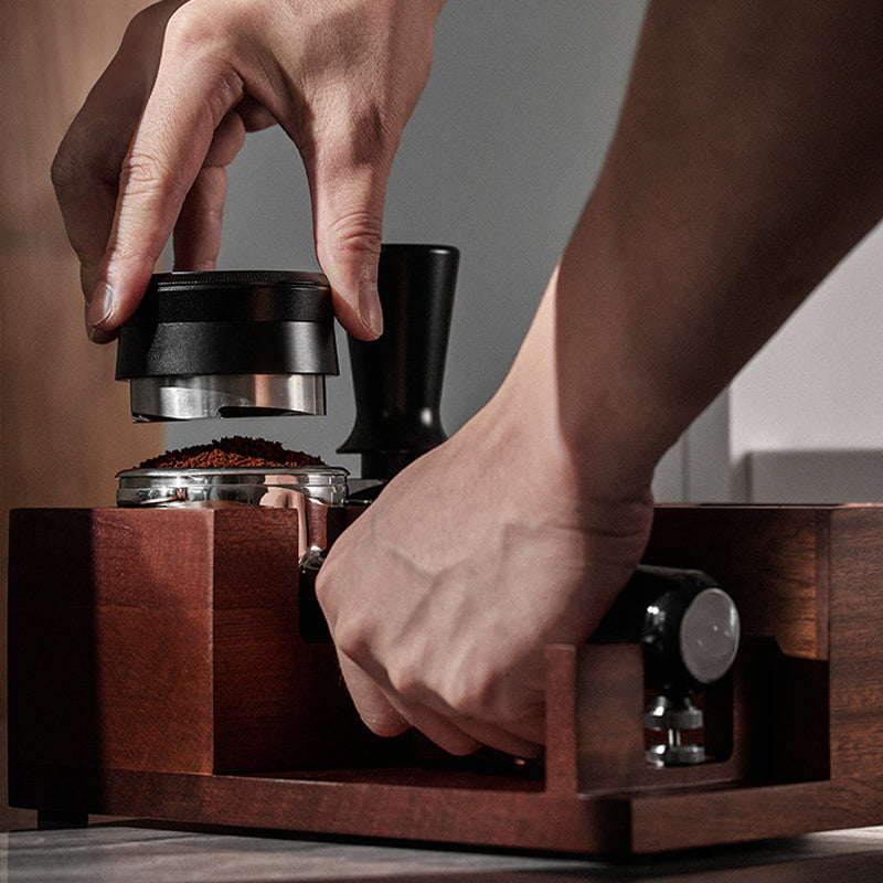 Coffee Tamping Holder Station with Knock Box - Lastaforest