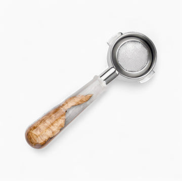 Walnut & Resin Handle Bottomless Portafilter