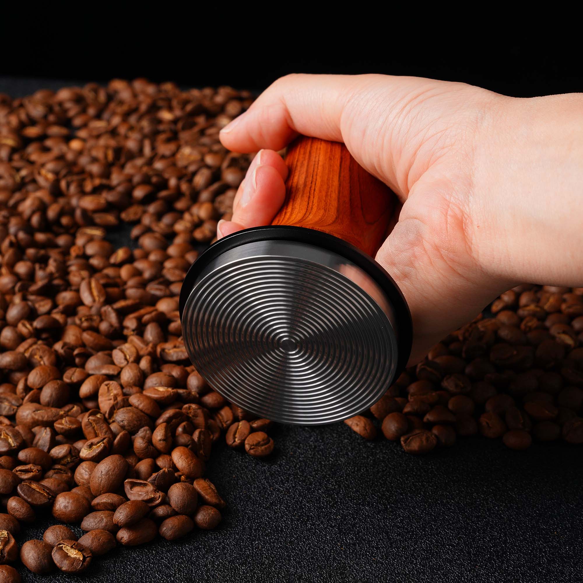 Lastaforest - Spring Loaded Tamper with Wood Handle - Lastaforest