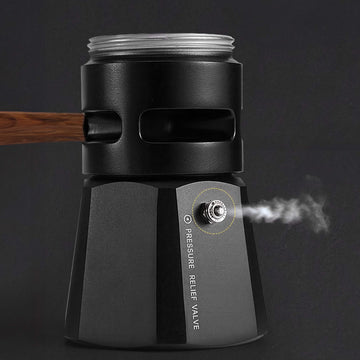 High Pressure Double Valve Concentrated Coffee Moka Pot - MUVNA - Lastaforest