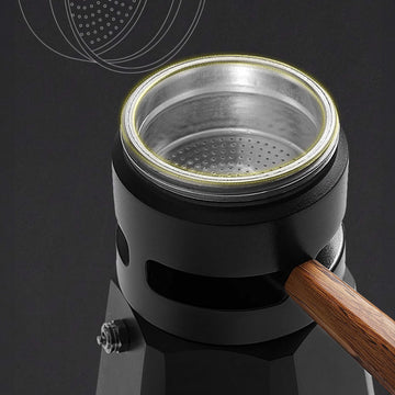 High Pressure Double Valve Concentrated Coffee Moka Pot - MUVNA - Lastaforest