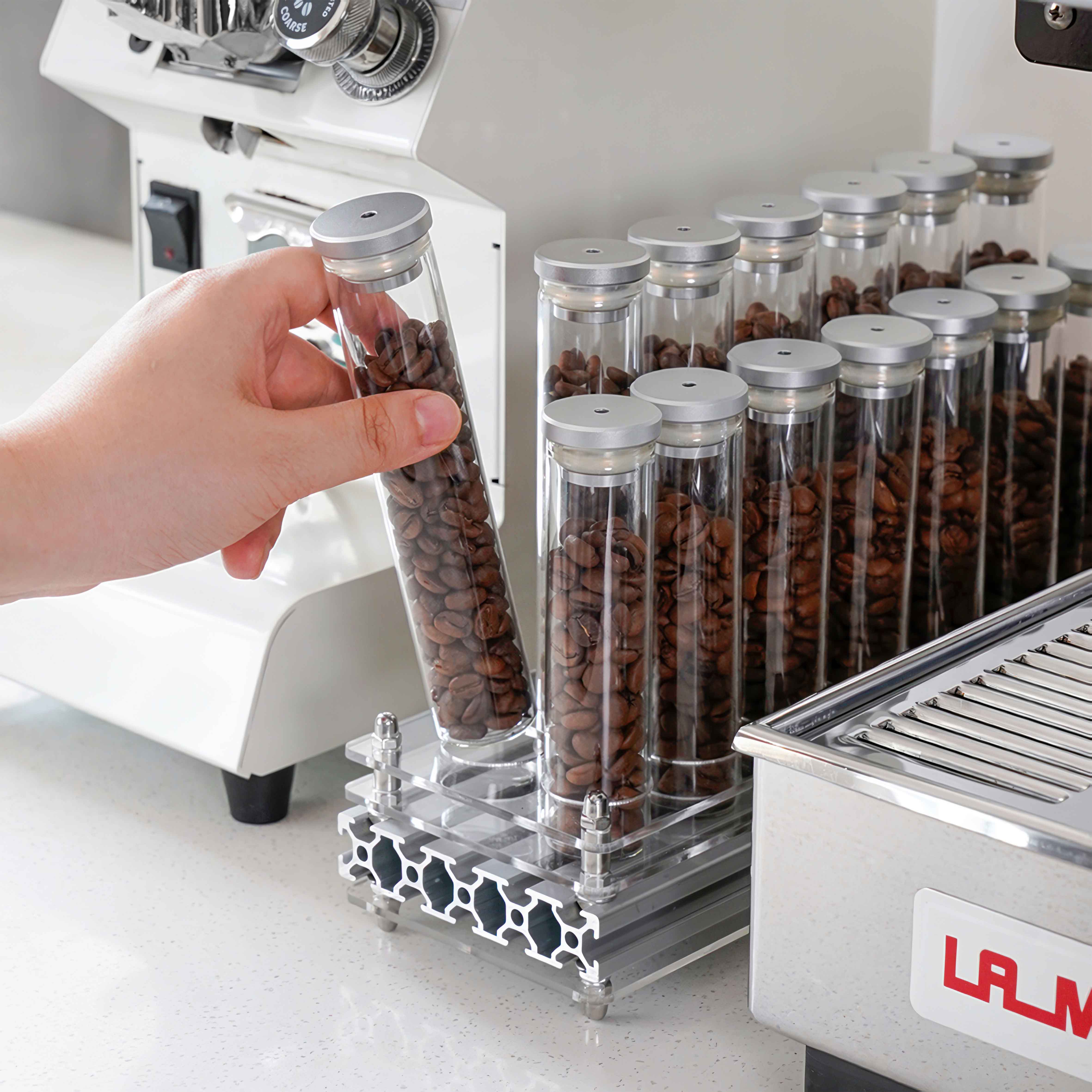 Coffee Bean Storage Bottle with One Way Valve - Lastaforest