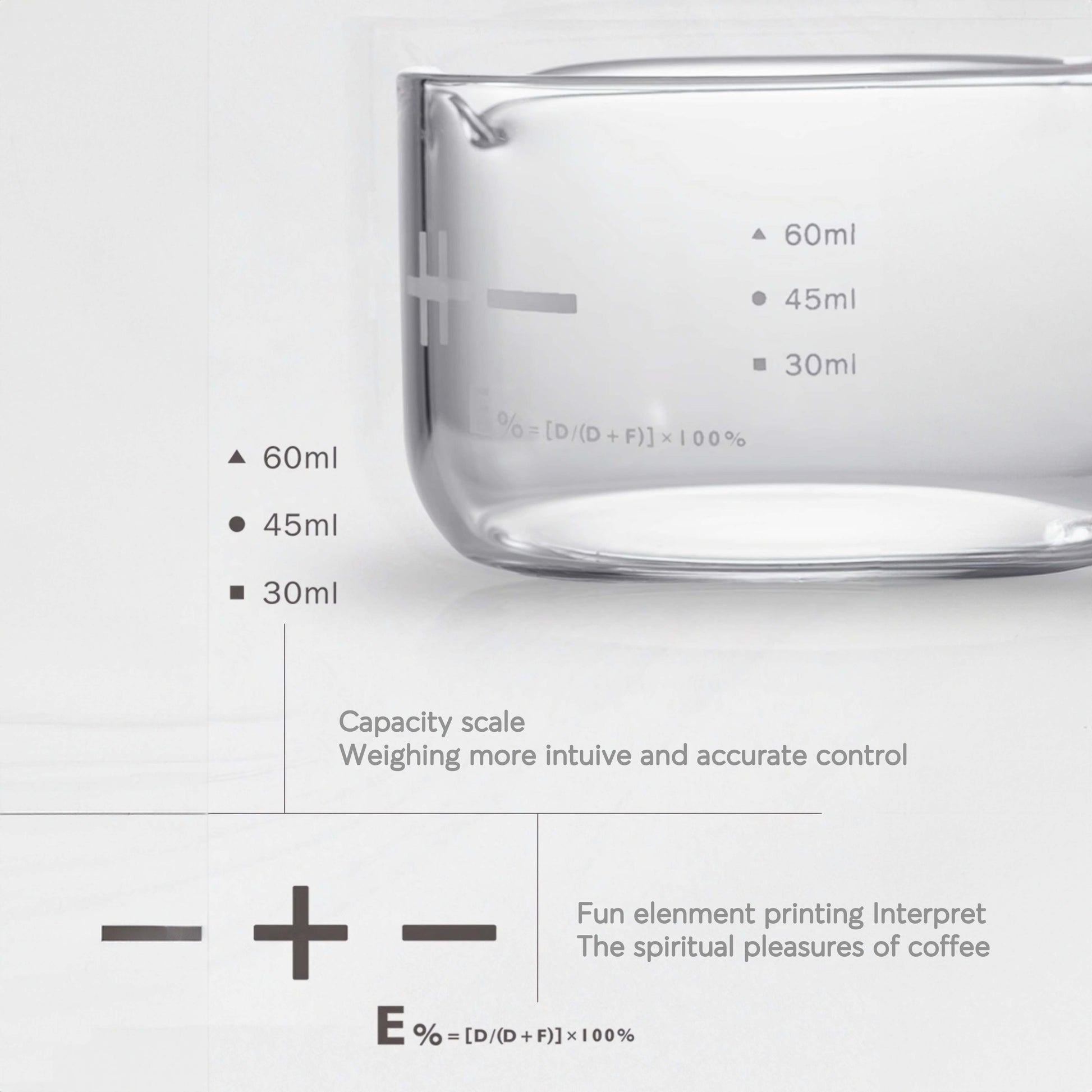 Espresso Shot Glass with Measuring Scale - MUVNA - Lastaforest