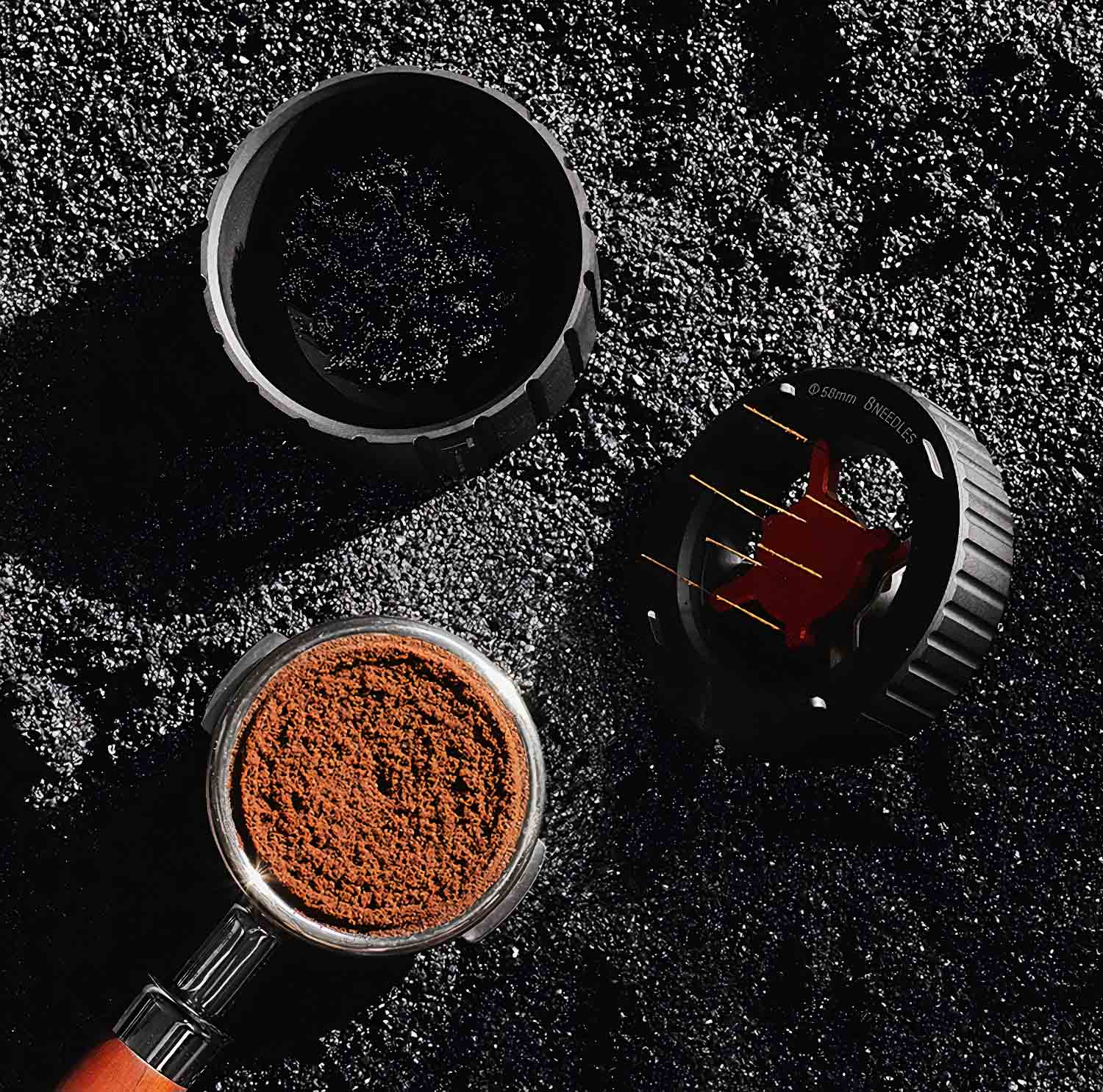 58mm WDT Coffee Needle Distributor Pi-Shaped Tool - MUVNA - Lastaforest