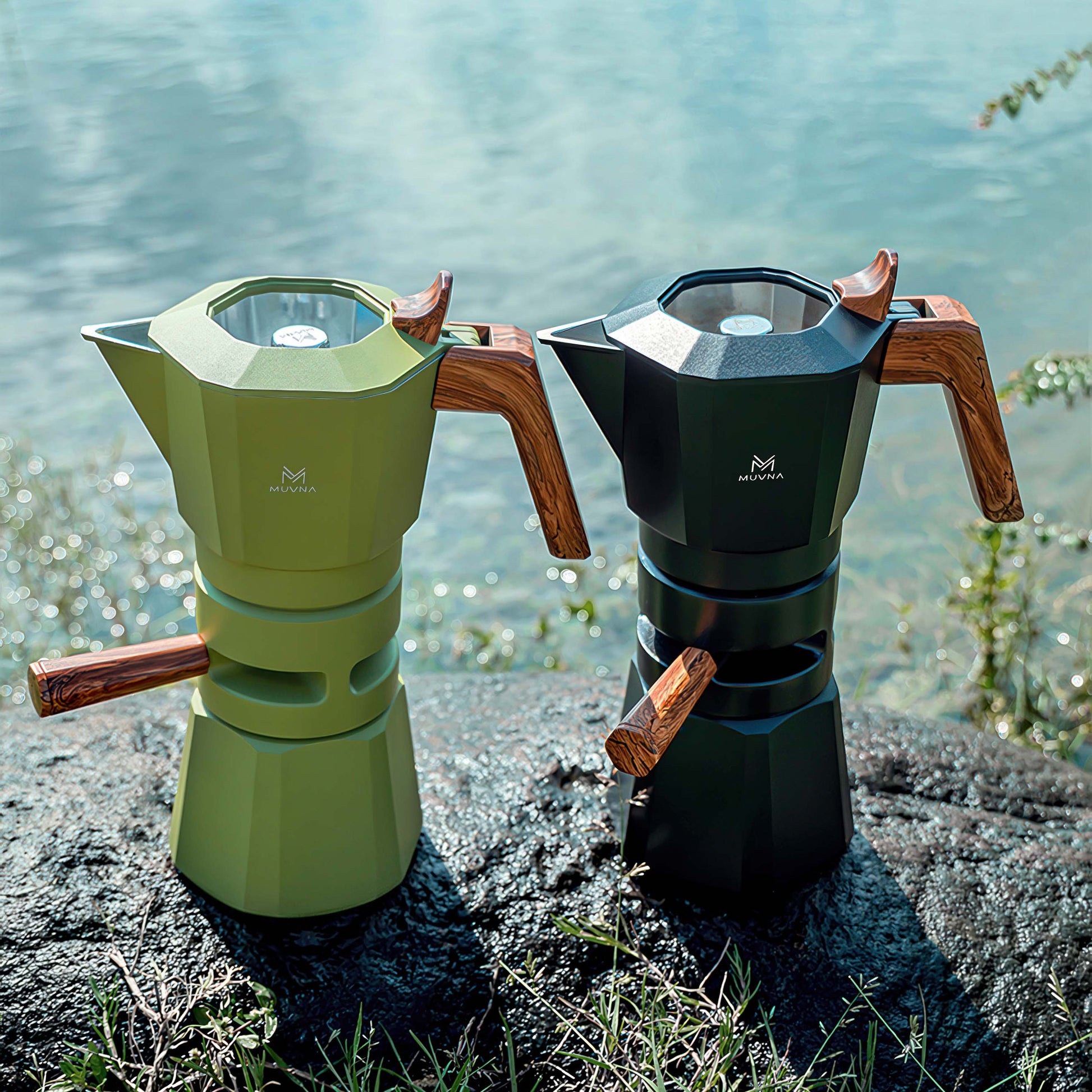High Pressure Double Valve Concentrated Coffee Moka Pot - MUVNA - Lastaforest