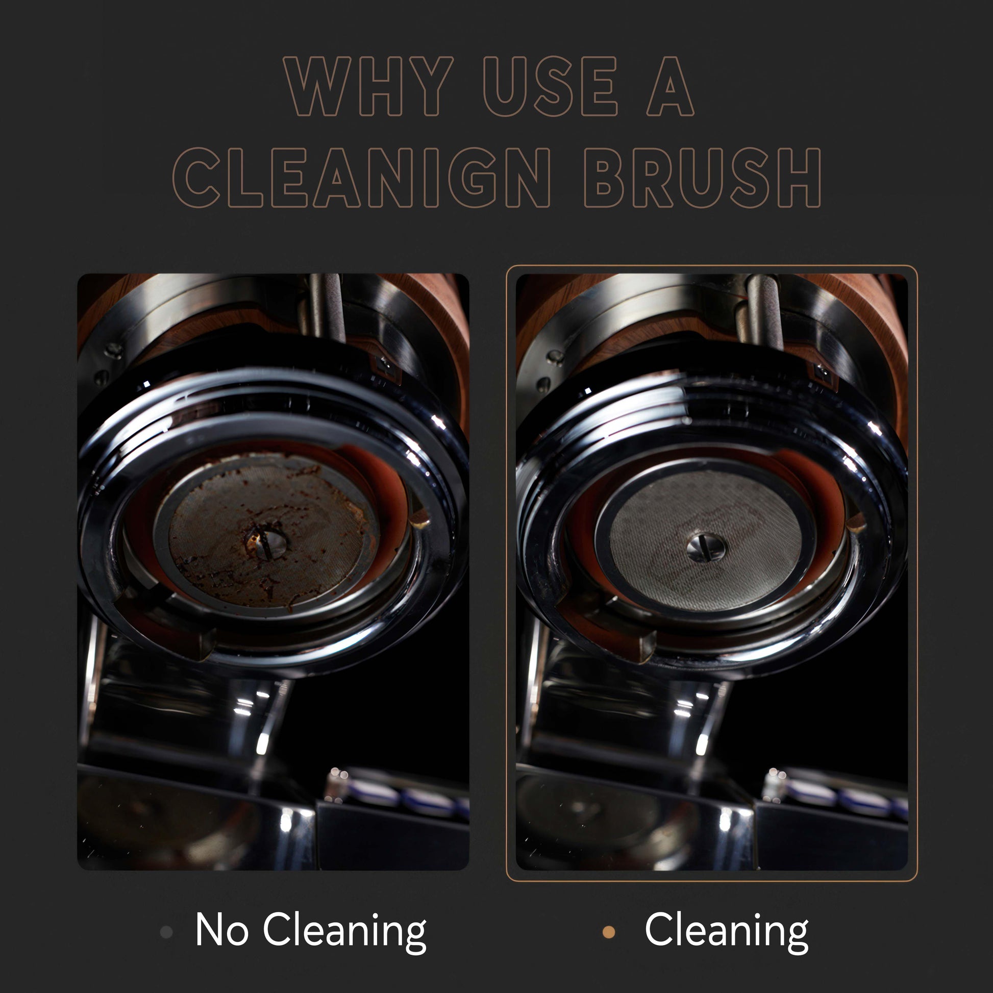 Espresso Coffee Machine Steam Cleaning Brush - MUVNA - Lastaforest