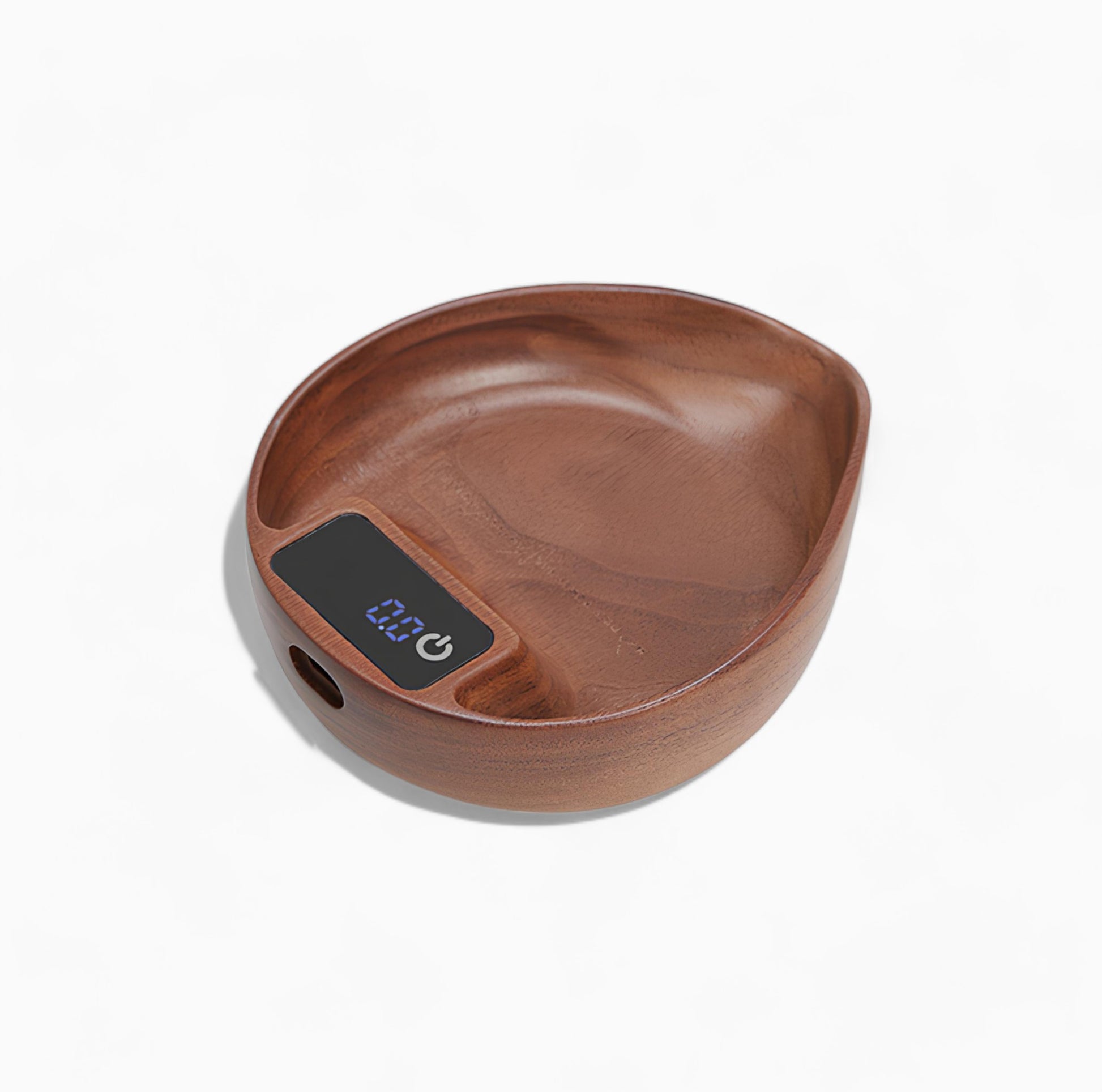 Electronic Walnut Coffee Scale With Leaf Shade - MUVNA - Lastaforest