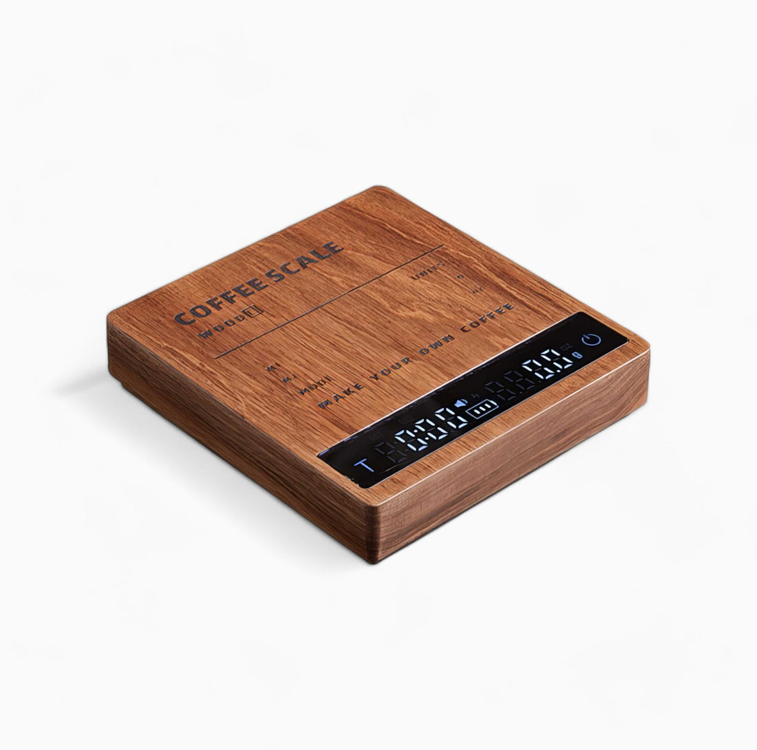 High Precision Wooden Coffee Scale with Touch Sensor - MUVNA - Lastaforest