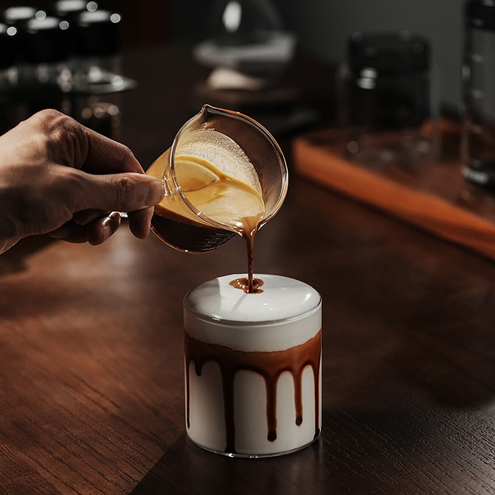 Glass Espresso Measuring Cup 120ml