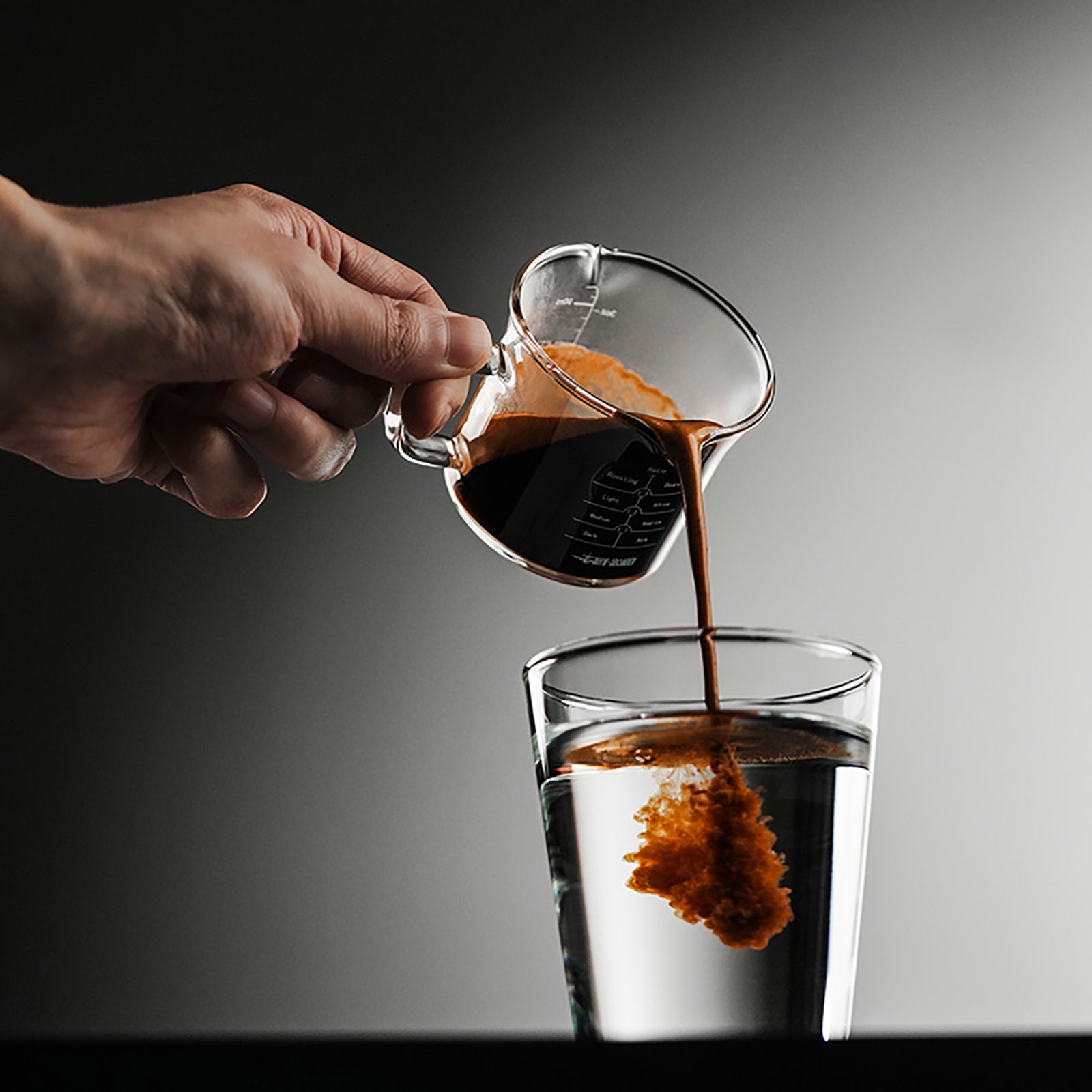 Glass Espresso Measuring Cup 120ml