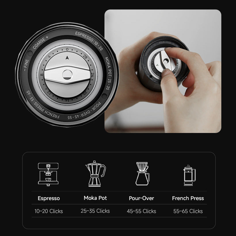 zeroHero Z4 Manual Coffee Grinder 48mm Stainless Burr | Lastaforest