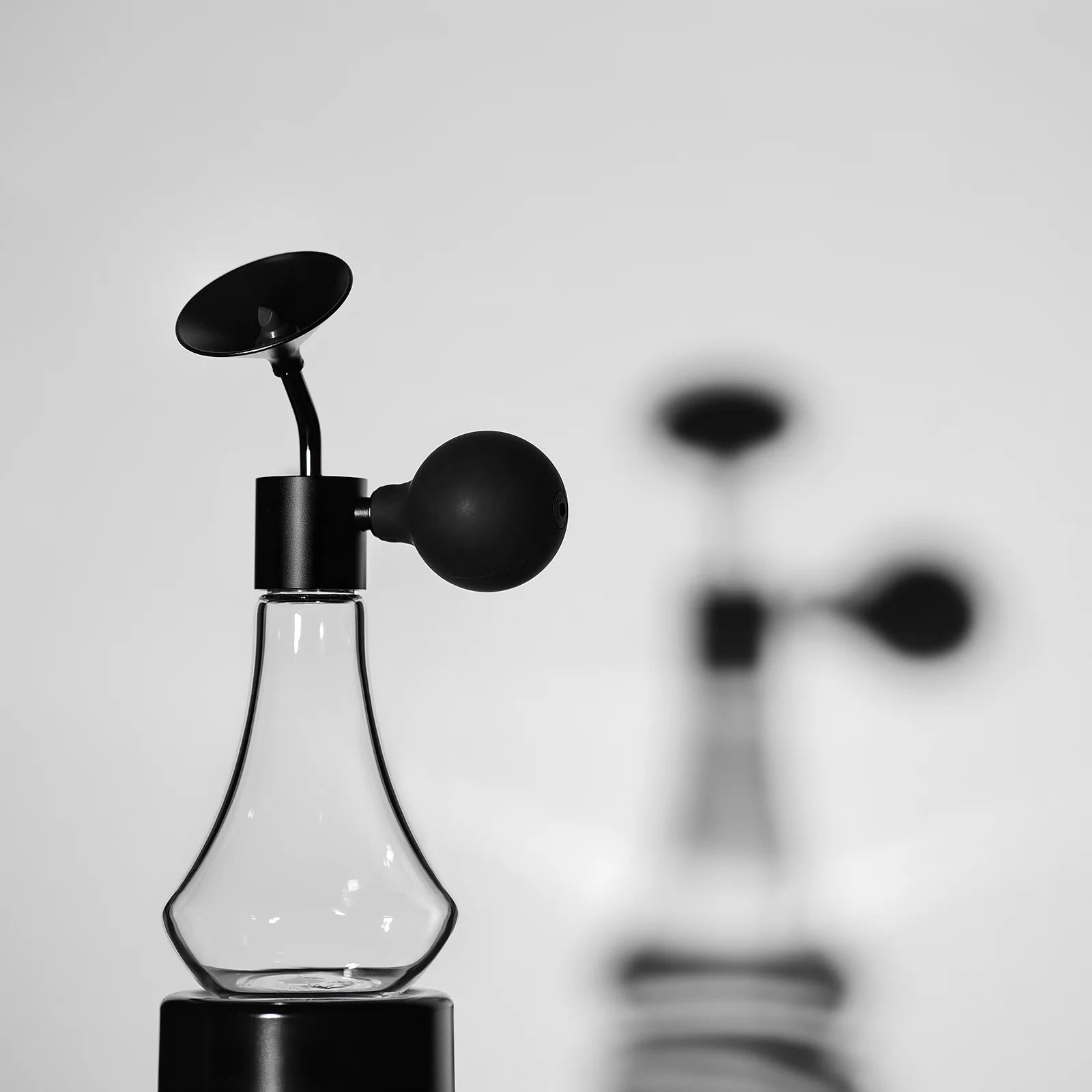 Kaffeeduftflasche & Präsentationsglas - 360° Aromaverteilung