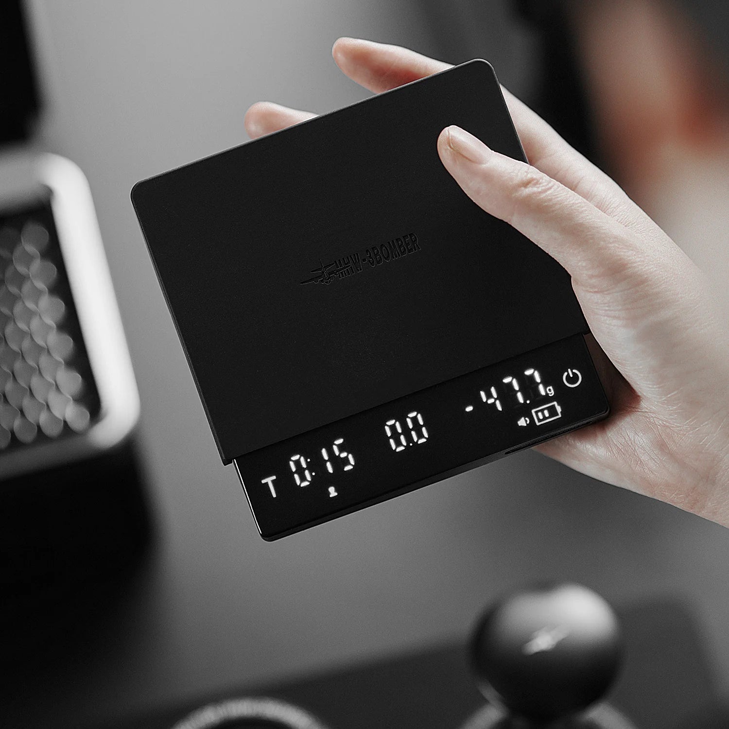 Cube Kaffeewaage 3.0 Mini Pro Echtzeit Durchflussrate