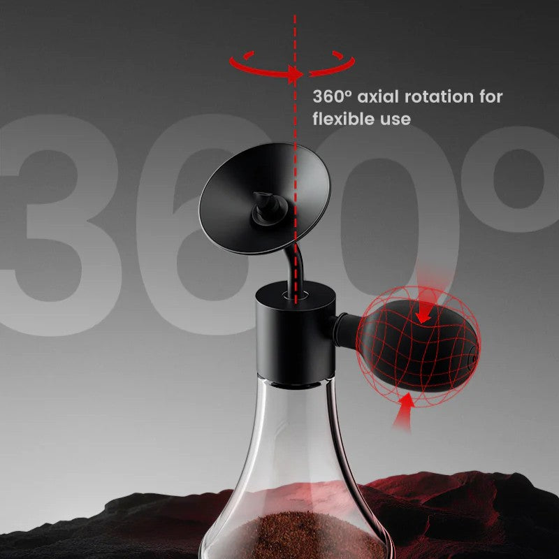 Kaffeeduftflasche & Präsentationsglas - 360° Aromaverteilung