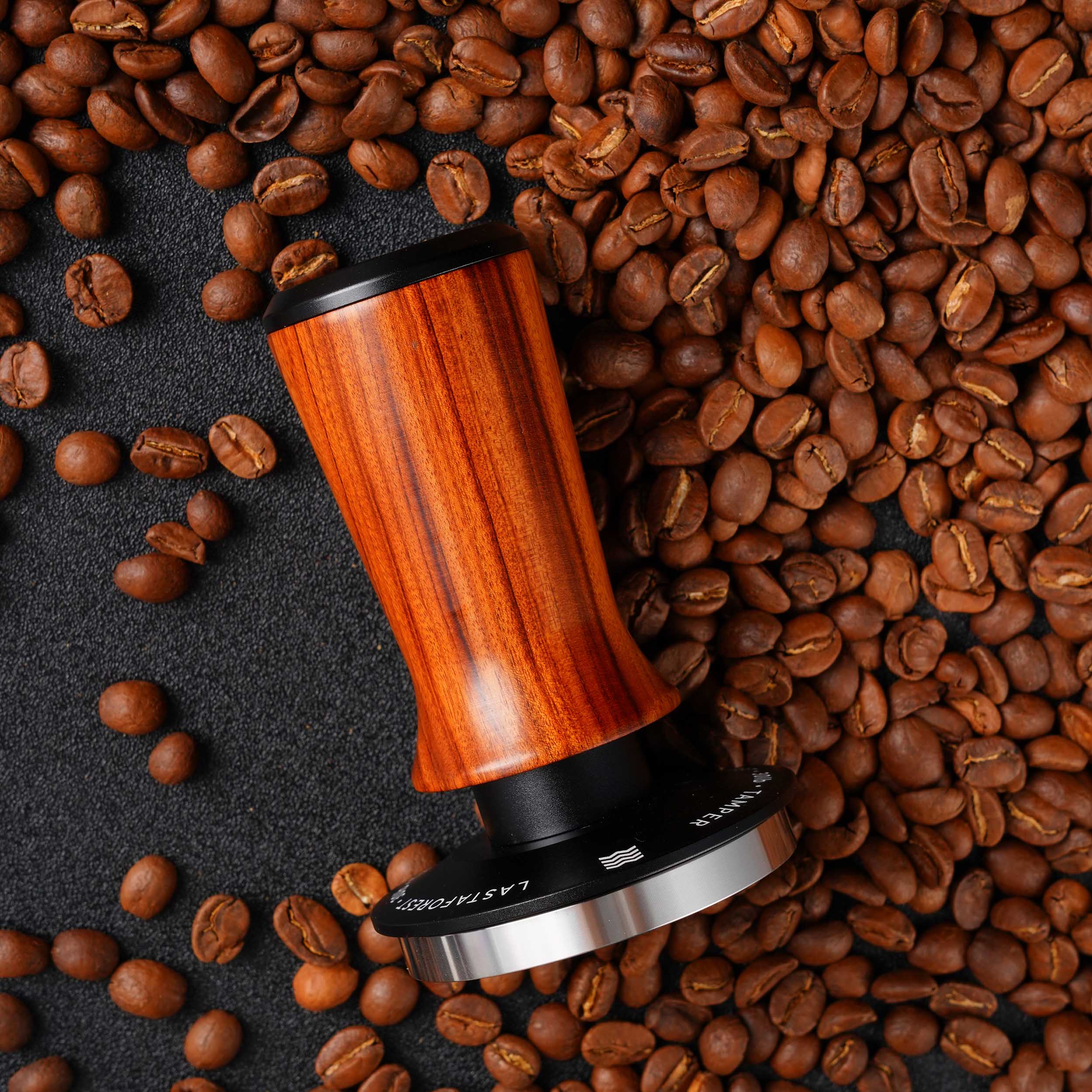 Lastaforest - Spring Loaded Tamper with Wood Handle