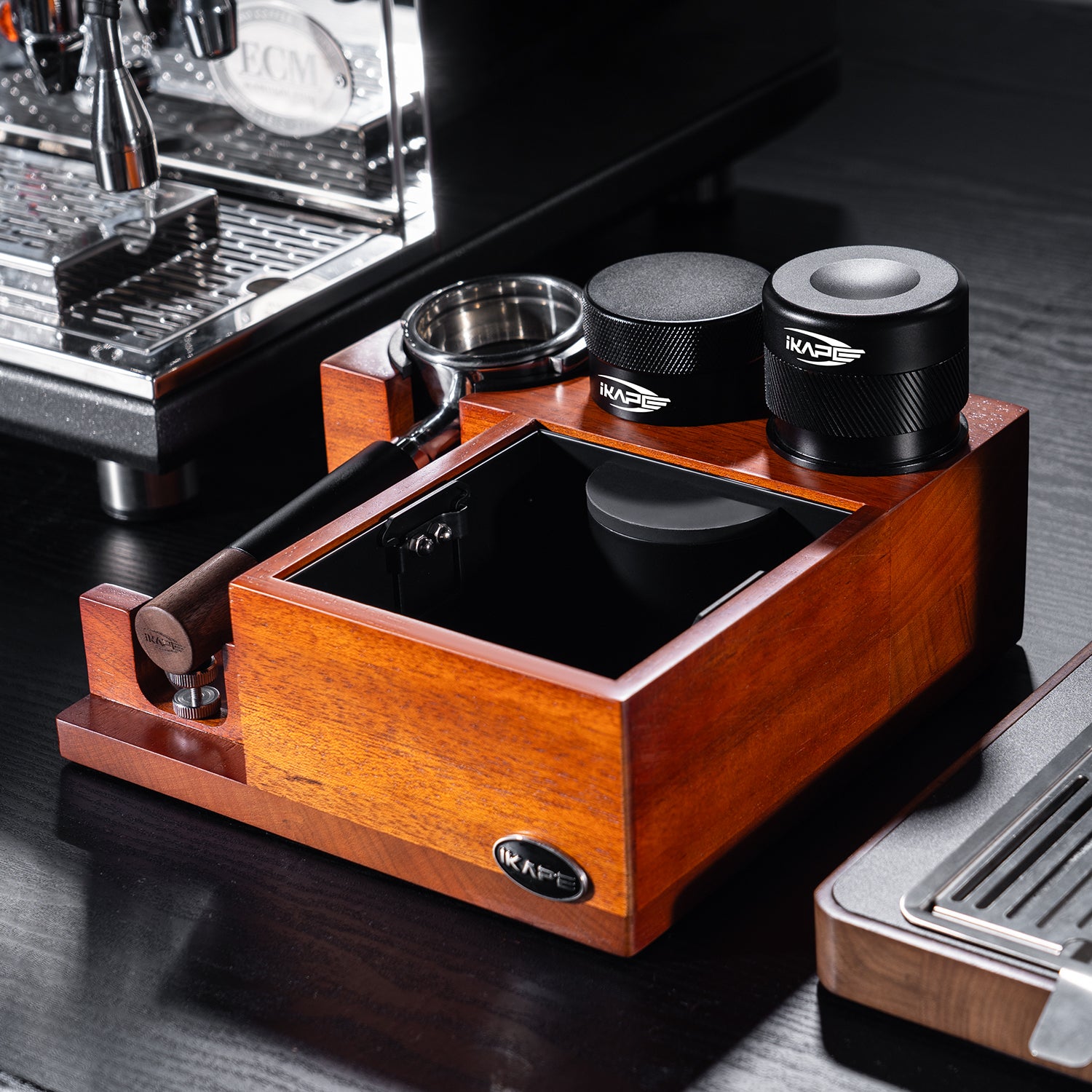 Espresso Kalibrierter Stampfer mit Federmechanismus