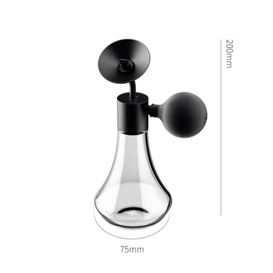 Kaffeeduftflasche & Präsentationsglas - 360° Aromaverteilung