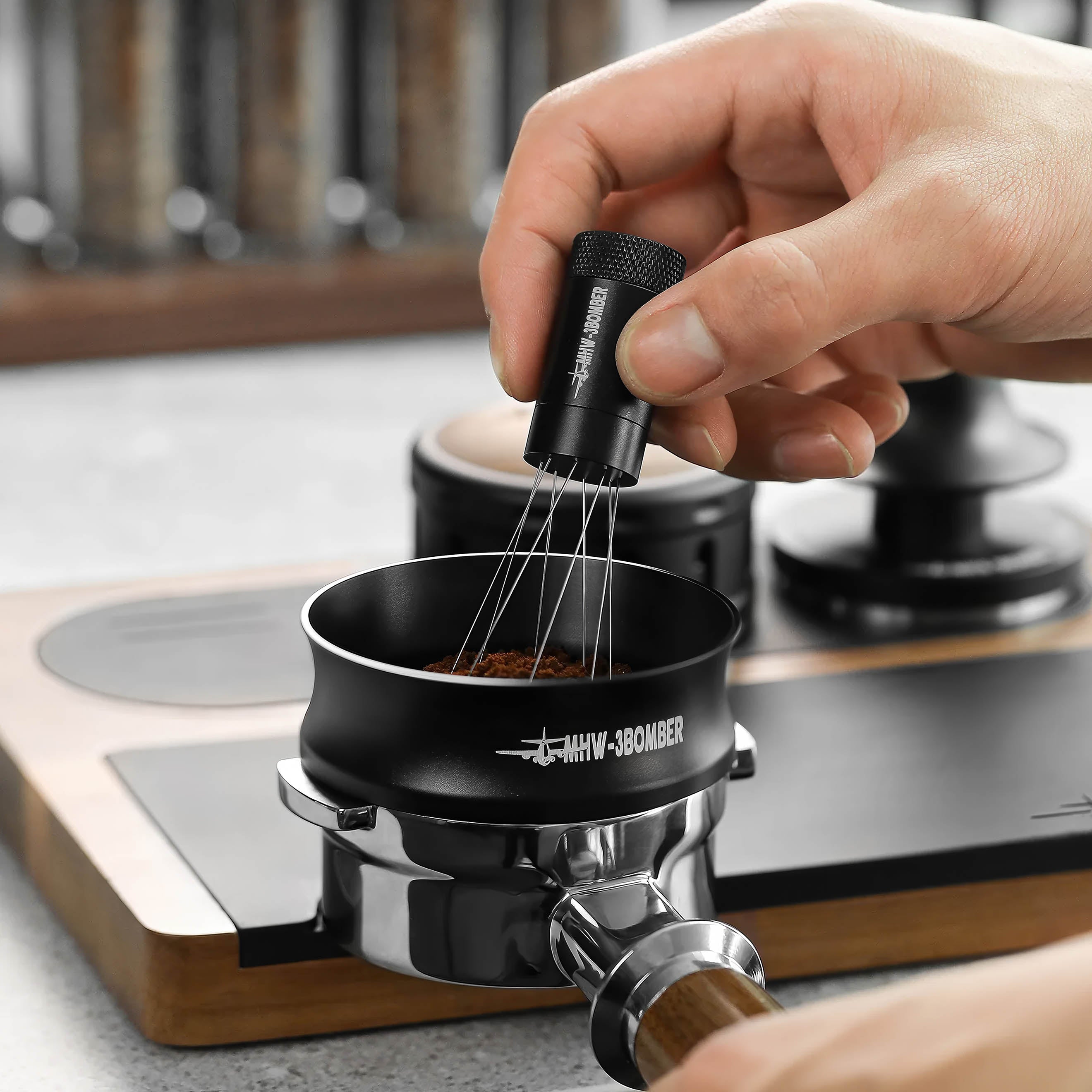 MHW-3BOMBER Espresso Dosing Ring - Thumbnail 2