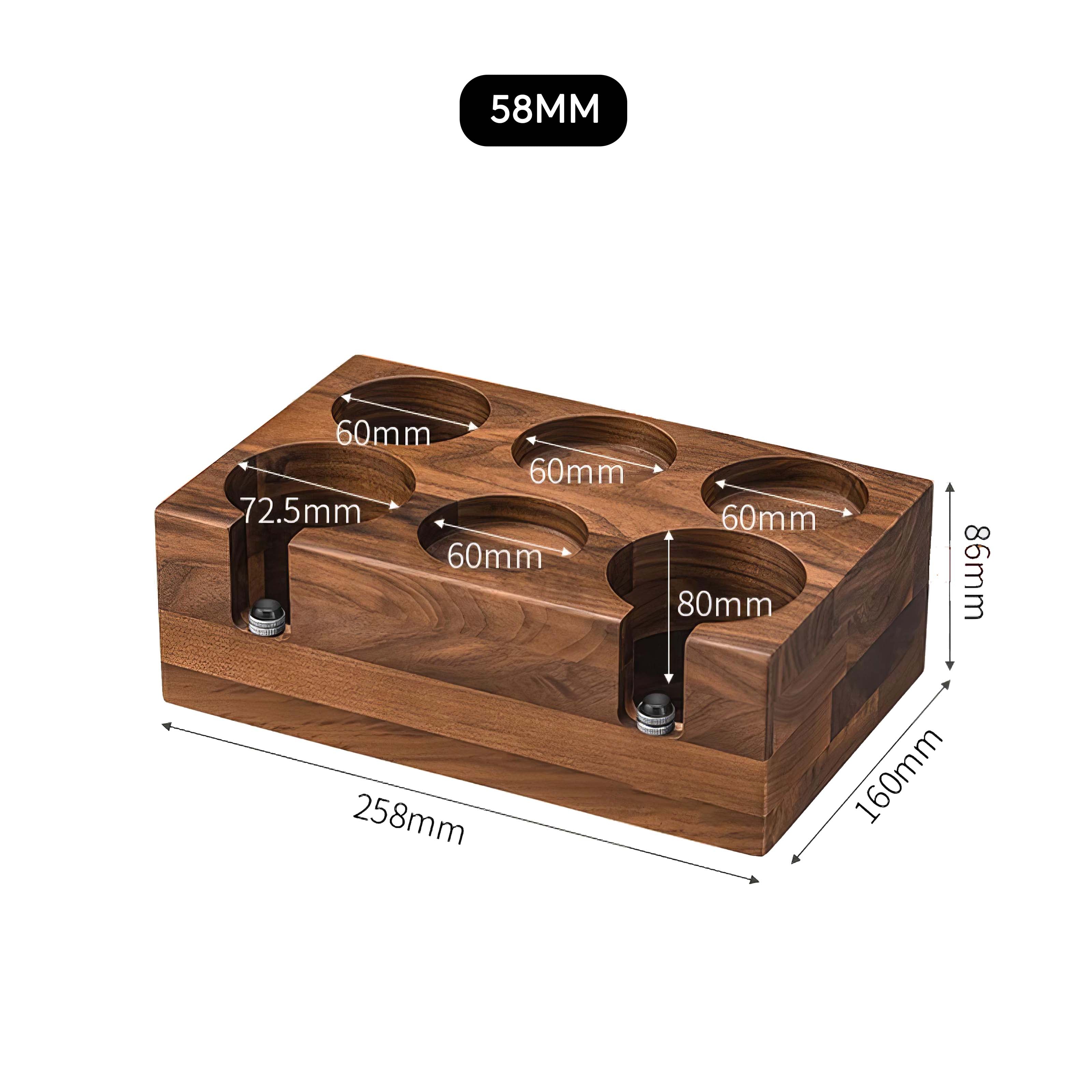 Walnut Organizer Box For Barista - Lastaforest