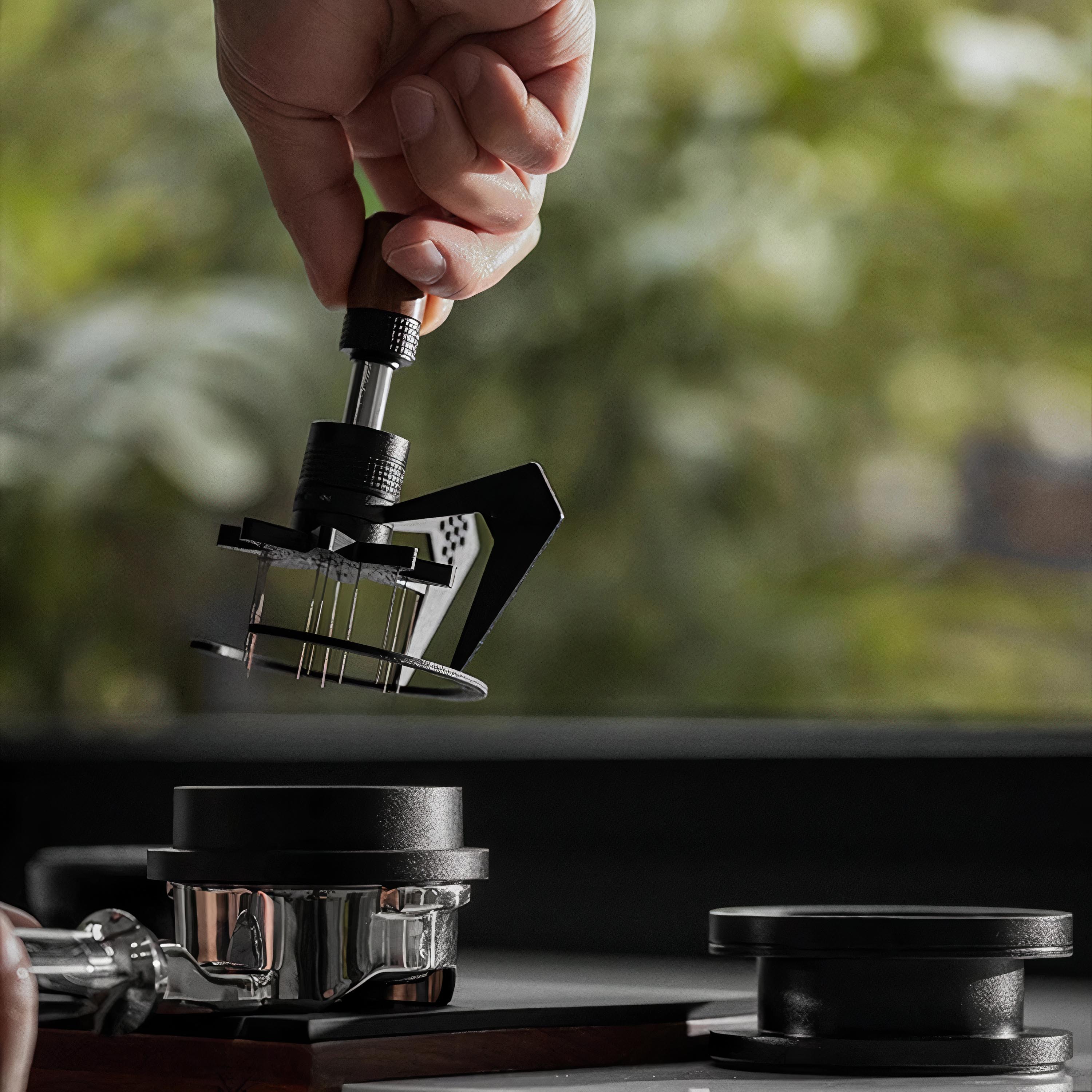 Geared Spinning WDT Tool - Espresso Distribution - MUVNA - Lastaforest