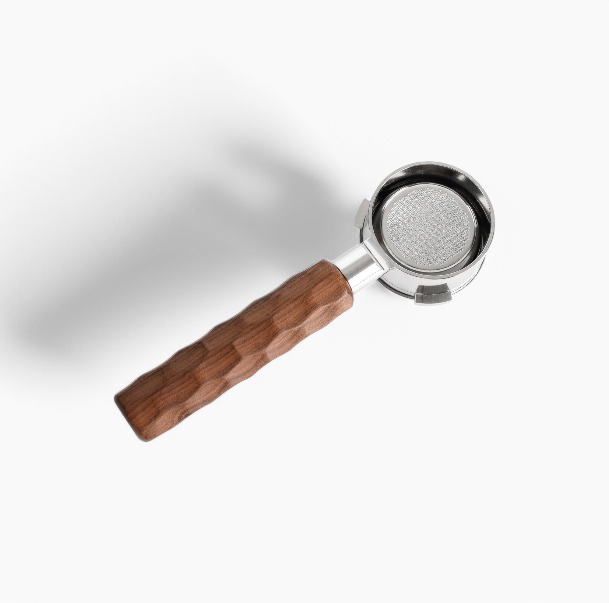 Espresso Bottomless Portafilter Dragon Ridge Wood Handle | Lastaforest