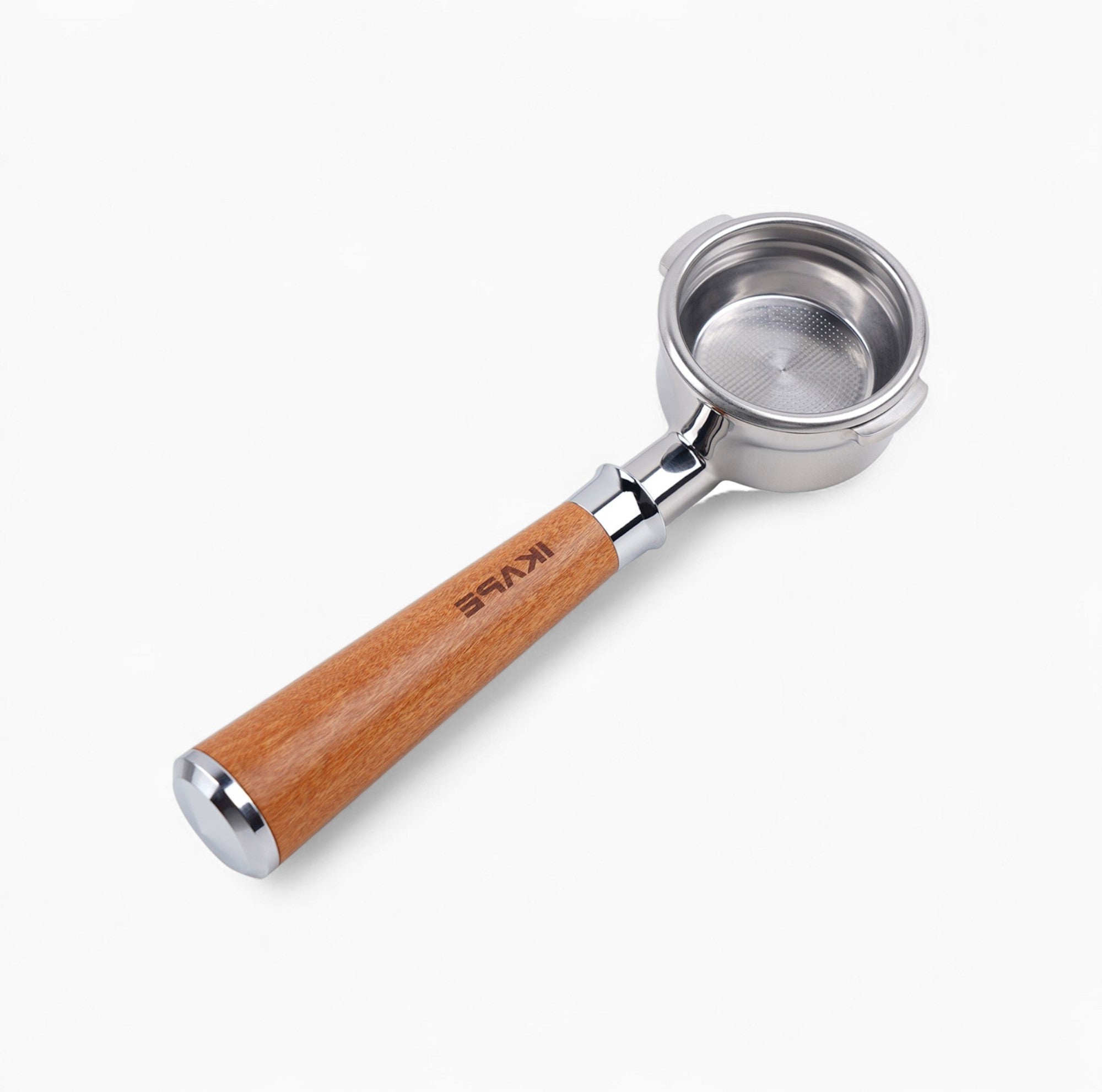 Solid Wood Handle Bottomless Portafilter 51/54/58mm