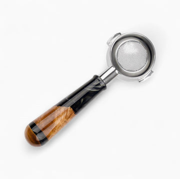 Walnut & Resin Handle Bottomless Portafilter