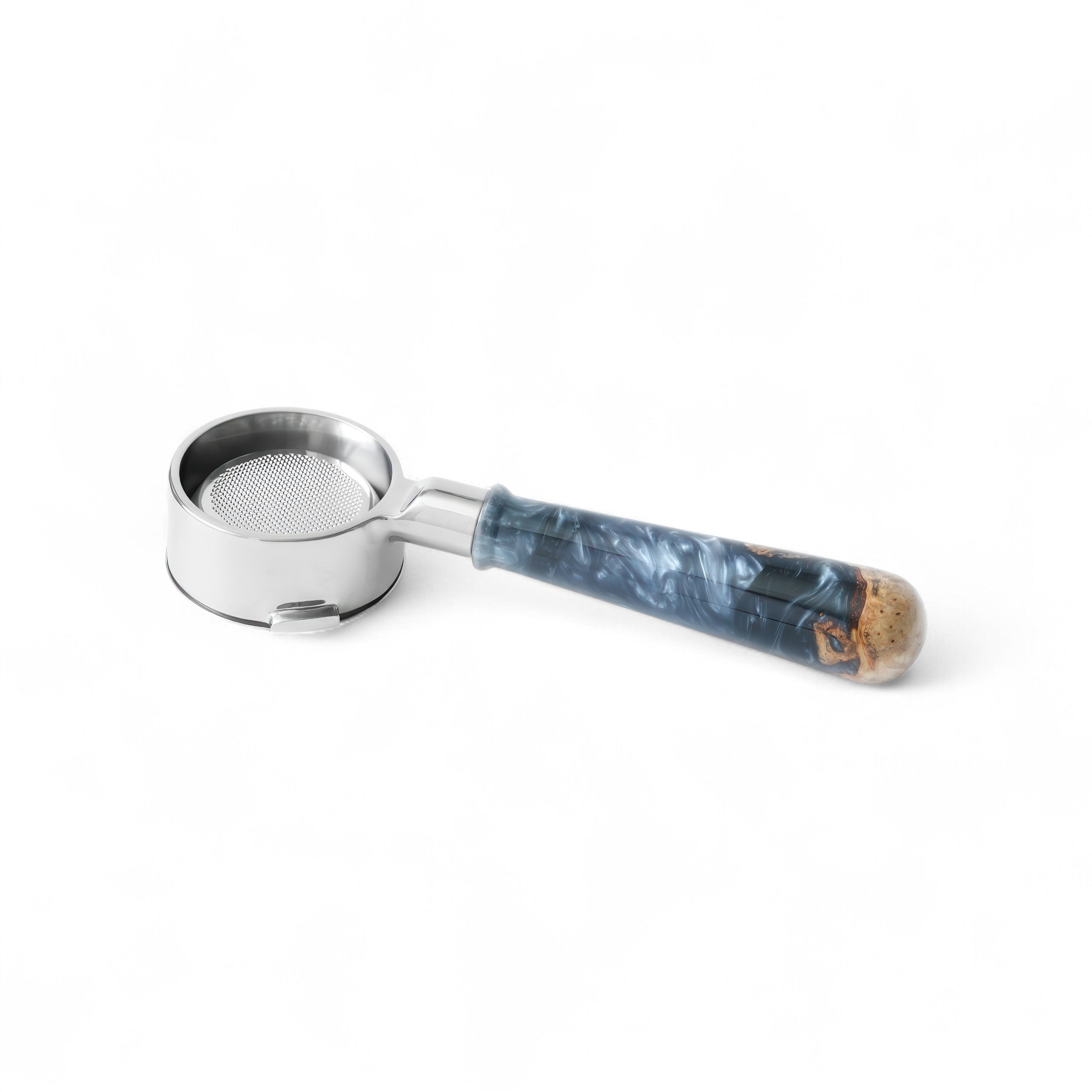 Walnut & Resin Handle Bottomless Portafilter