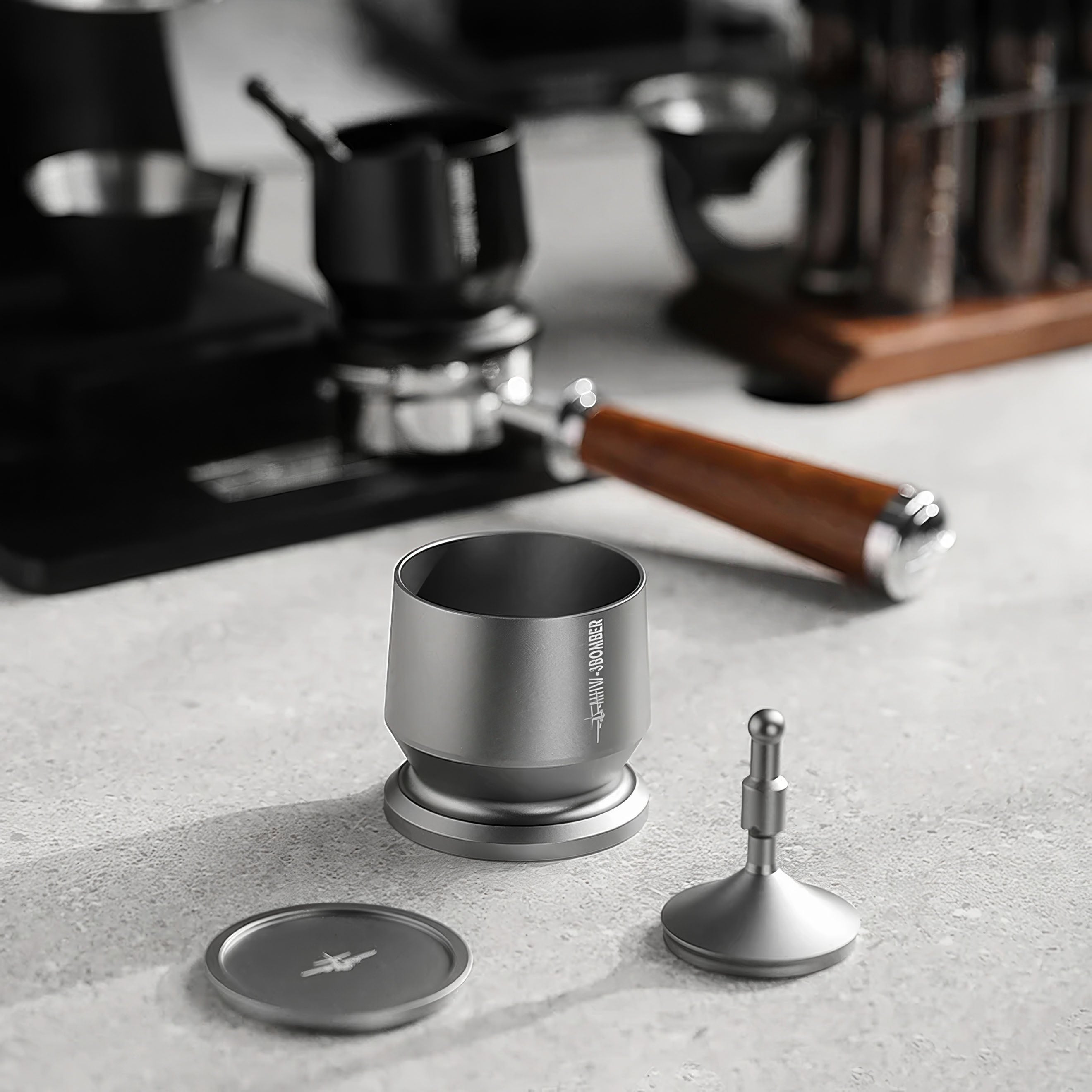 MHW-3BOMBER Espresso Dosing Funnel | 50g | Hanging Buckle | 51/54