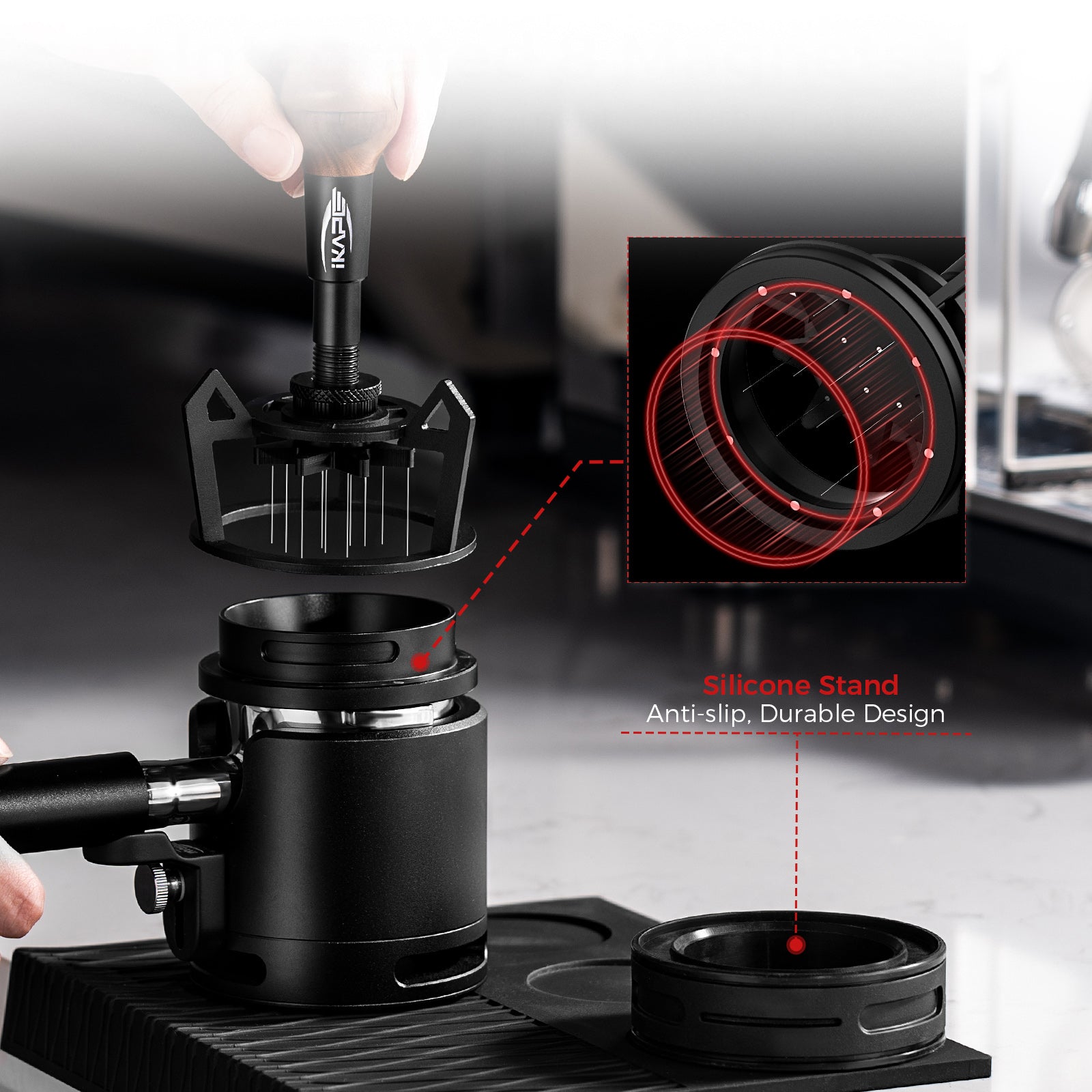 Espresso Rotary Springback WDT Distribution Tool