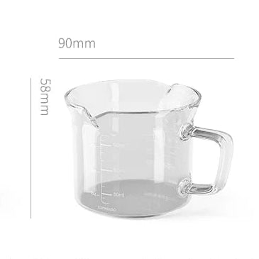 Glass Espresso Measuring Cup 120ml