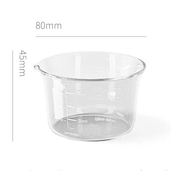 Glass Espresso Measuring Cup 120ml