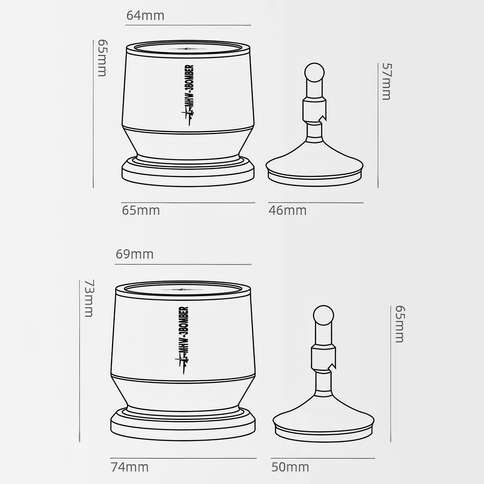 Espresso Coffee Powder Dosing Funnel - MHW-3BOMBER - Lastaforest