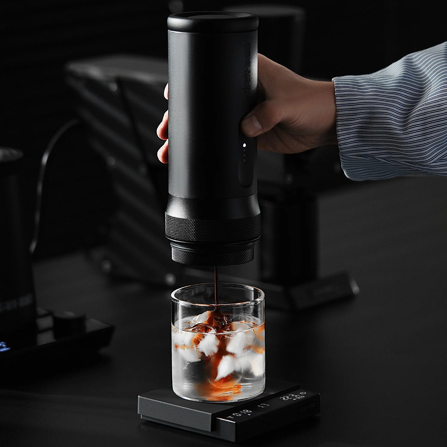 Cube Kaffeewaage 3.0 Mini Pro Echtzeit Durchflussrate