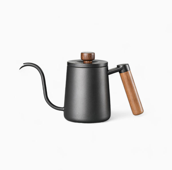 Ensemble de cafetière avec poignée en bois