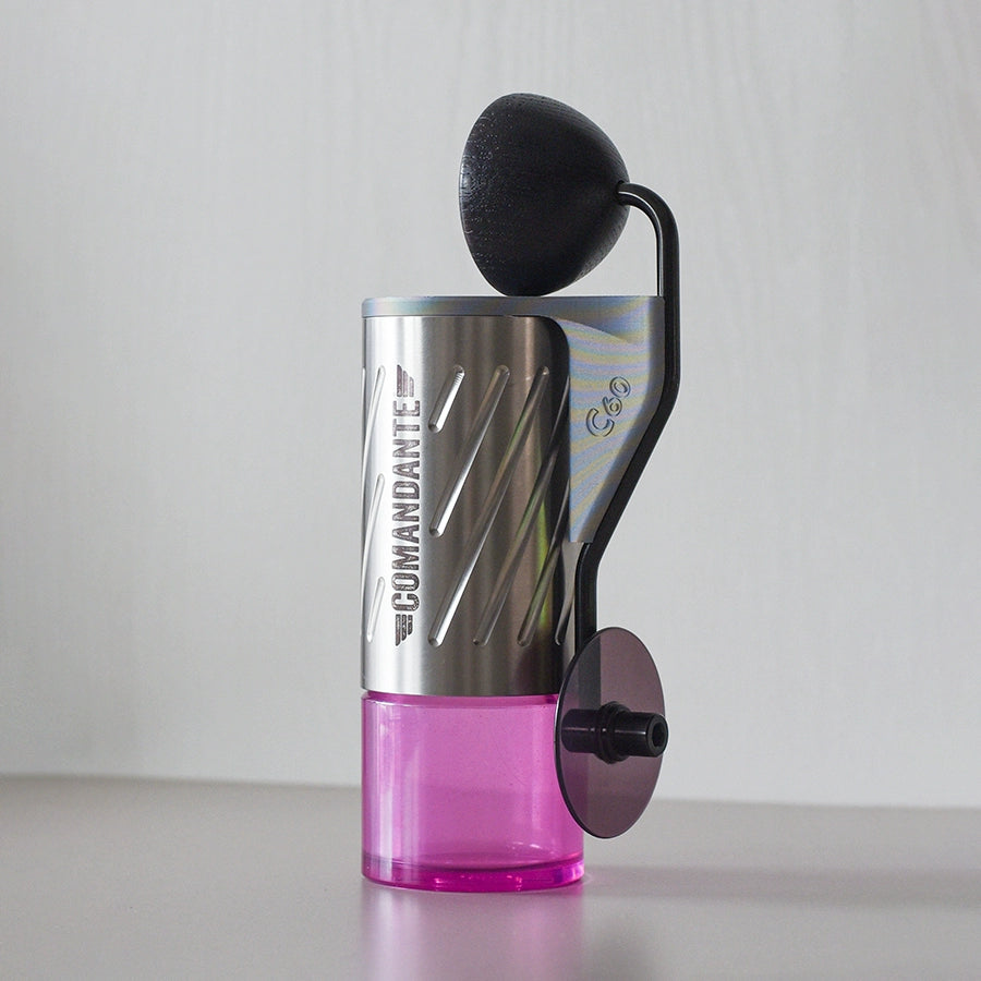 Cap and Handle Holder for Manual Coffee Grinders