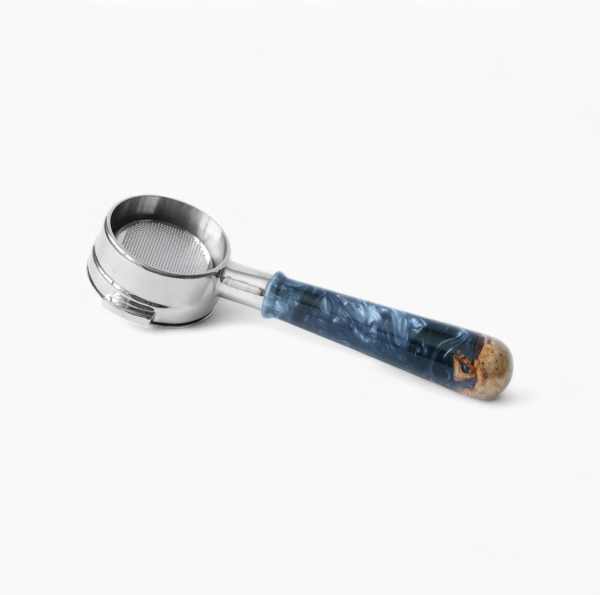 Walnut & Resin Handle Bottomless Portafilter