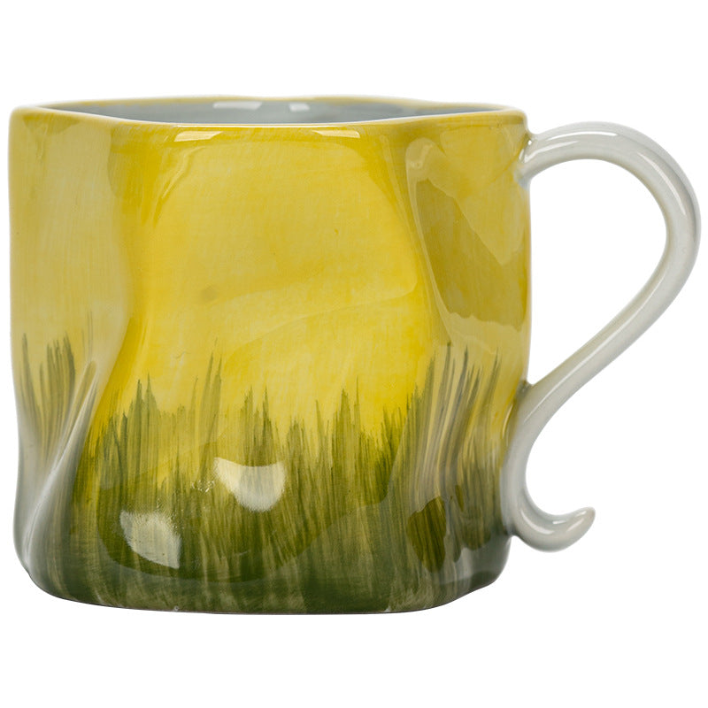Hand-Painted Ceramic Coffee Mug
