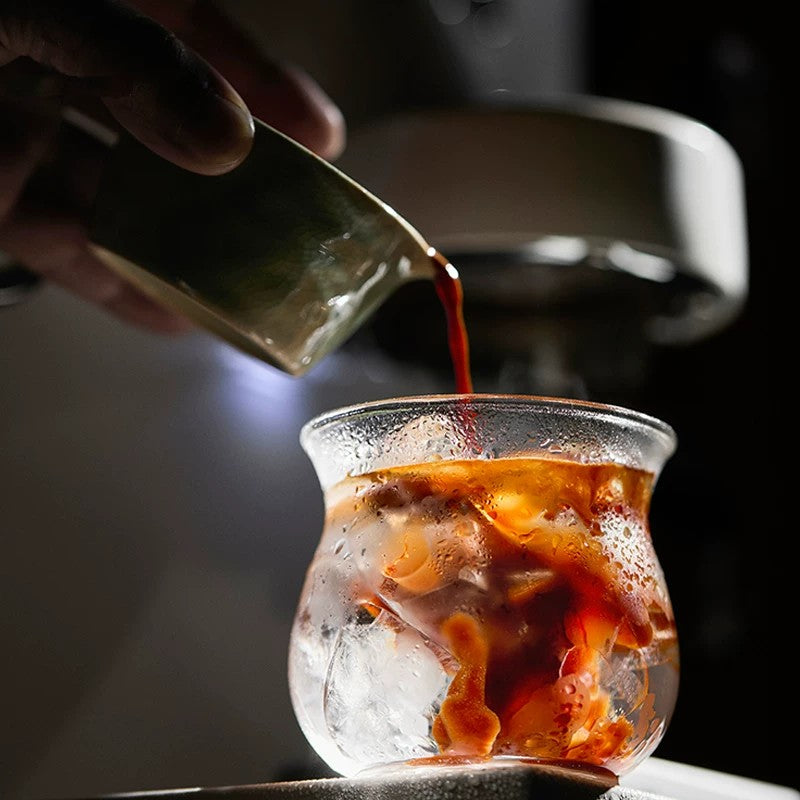 Crackled Glaze Ceramic Espresso Cup
