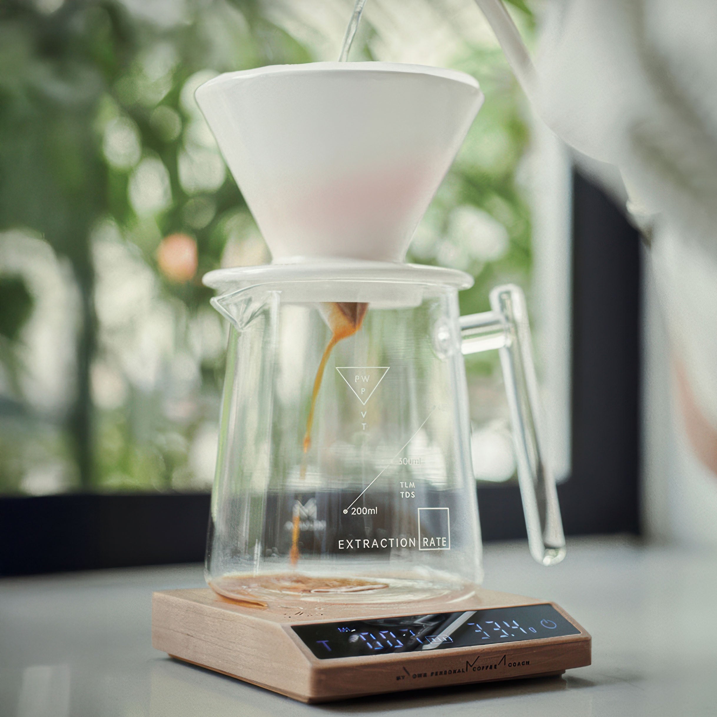Precision Brew Walnut Digital Coffee Scale - Thumbnail 3