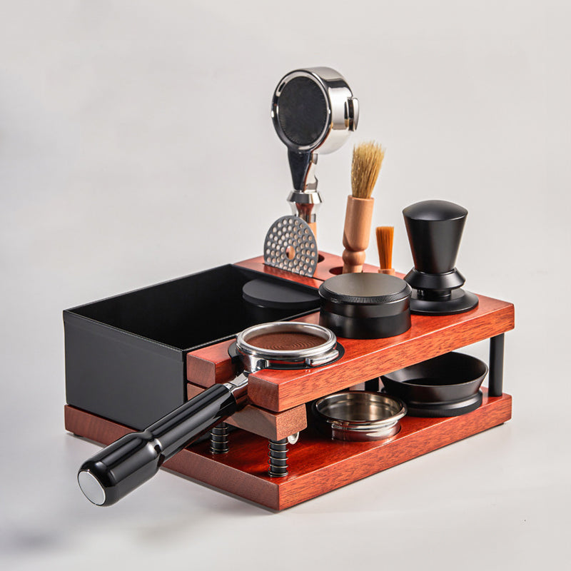 Multifunctional Coffee Tamper Station For Tamper Distributor And Accessories - Lastaforest