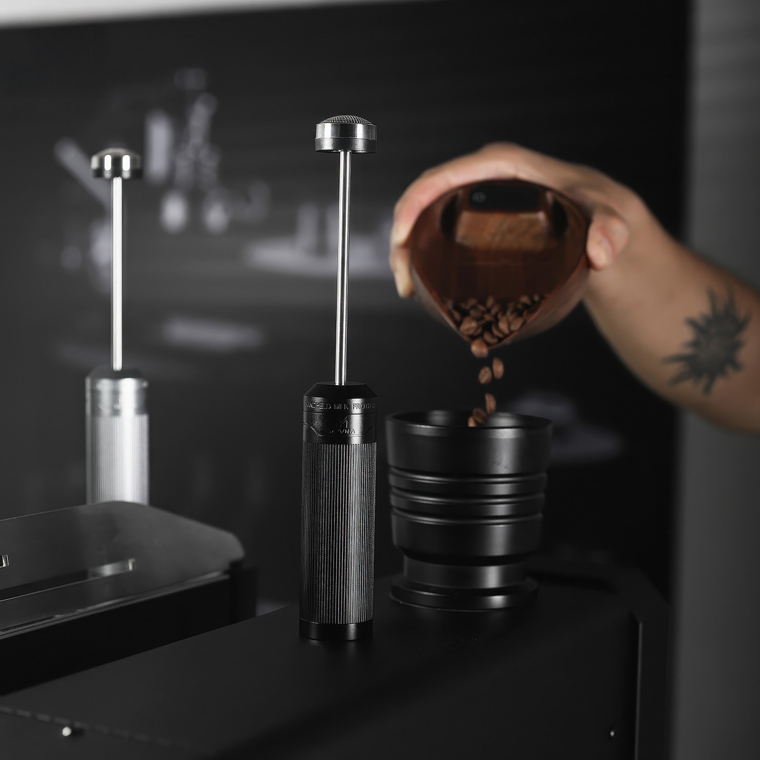 Electric Handheld Milk Frother Rechargeable - Thumbnail 5