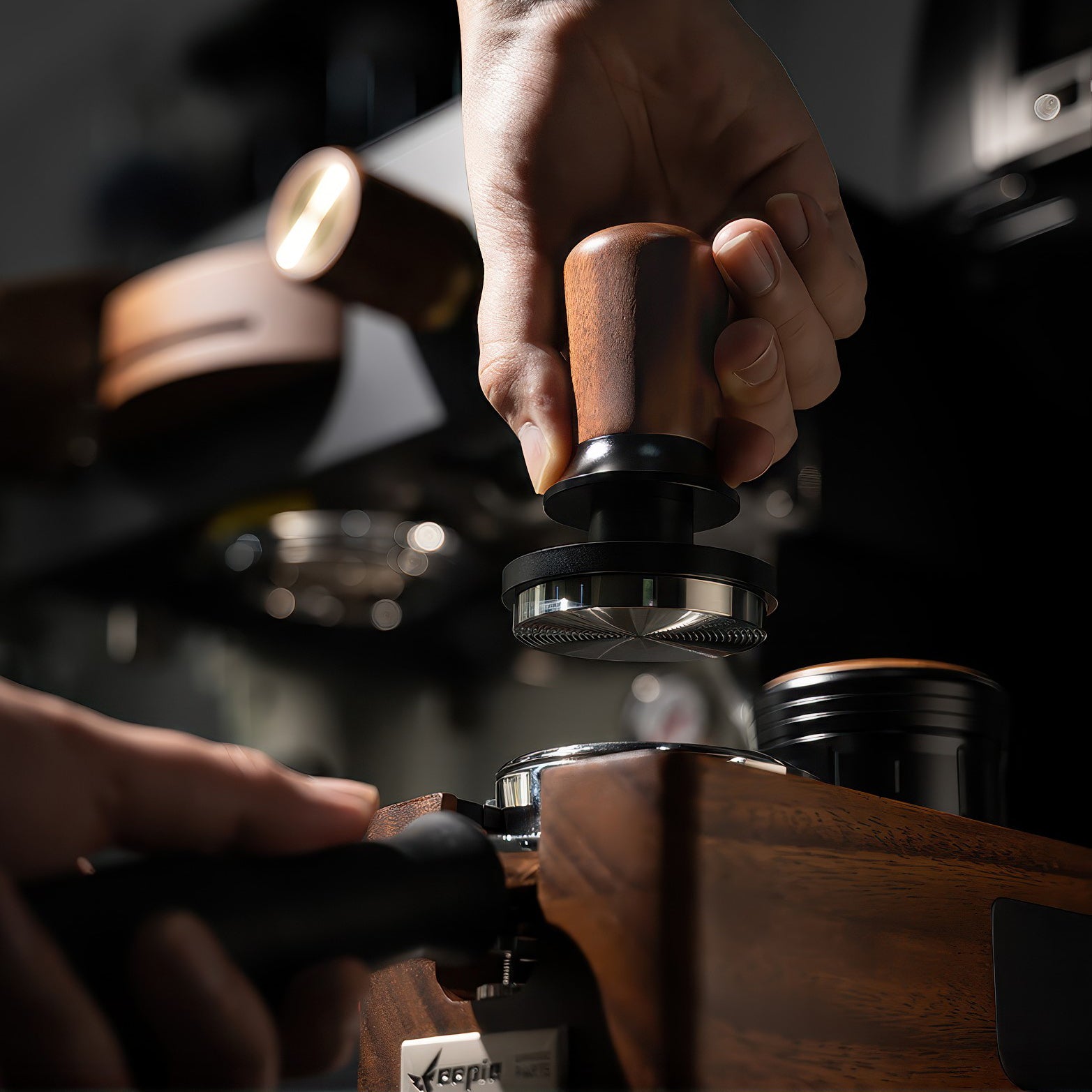 Walnut Coffee Tamper Balanced Design