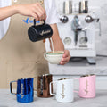 Feepie Milk Pitcher 450ml - Beveled Spout Latte Art Jug - Lastaforest