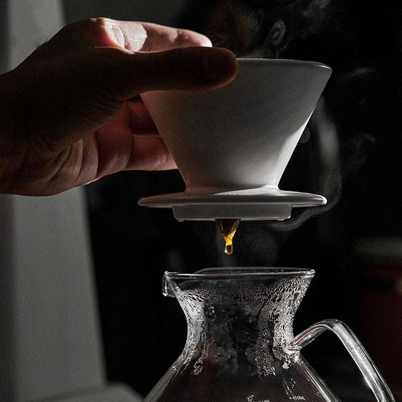 Star Vortex V60 Keramik-Dripper – 16 Spiralfurchen