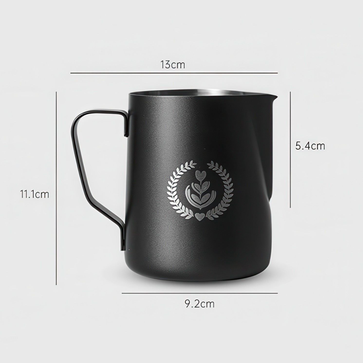 Anti-Überlauf-Milchkanne 600ml – Latte Art Kanne