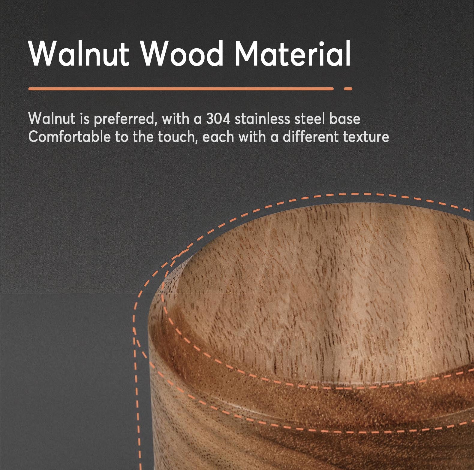 Tamper & Distributor with Wooden Handle - MUVNA - Lastaforest