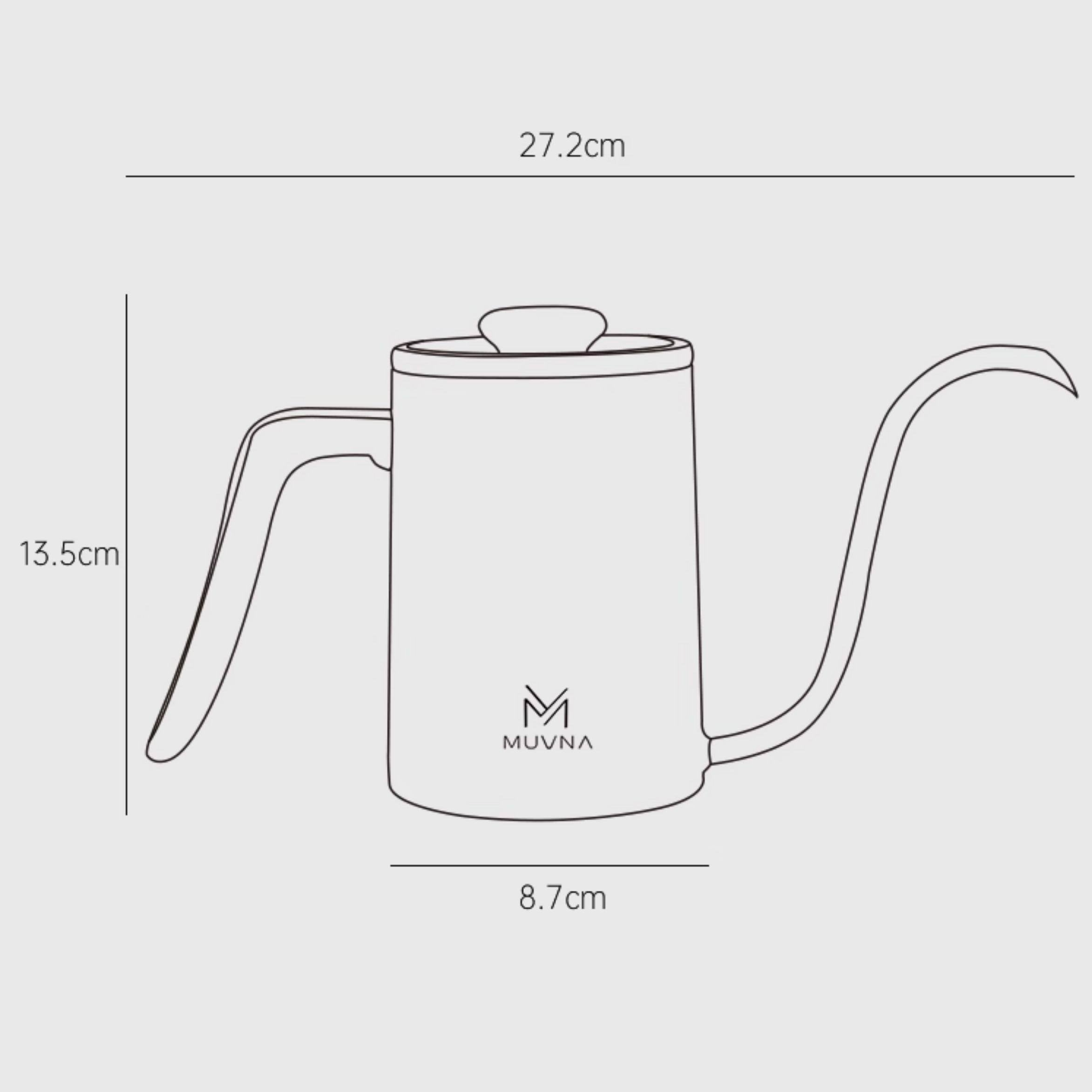 Schwanenhals-Pour-Over-Kessel