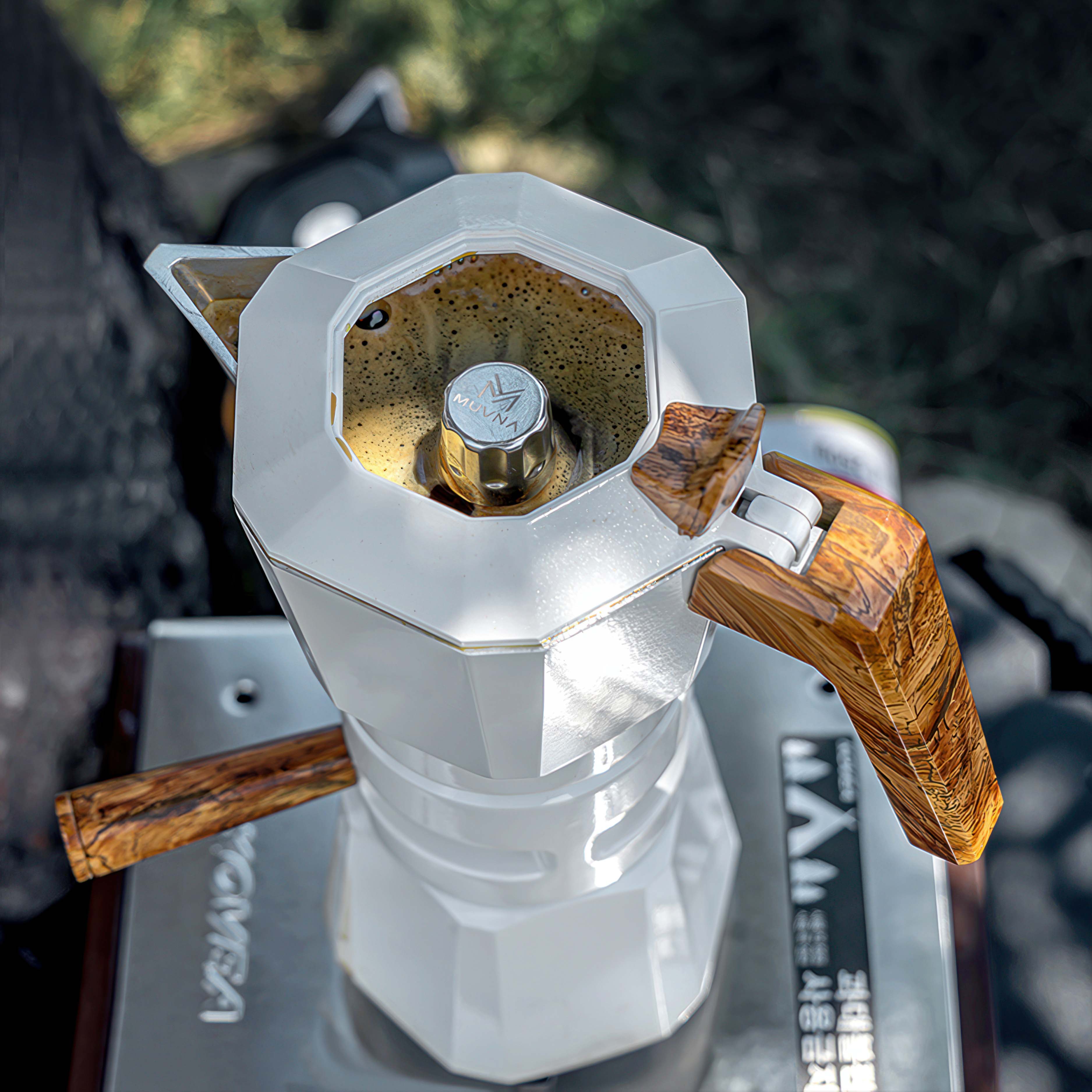 High Pressure Double Valve Concentrated Coffee Moka Pot - MUVNA - Lastaforest